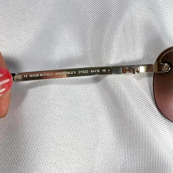 Authentic Early 2000s Christian Dior Deep Purple Colored Sunglasses
